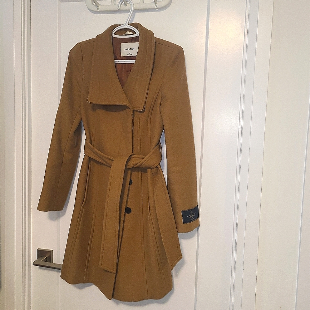 Babaton Coat, Colour: Rich Camel, Size: XS.